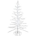 Santas Best Santas Best 251520 72 in. Illuminated Twinkling Bare Branch Wall Tree; Brown Tree 251520